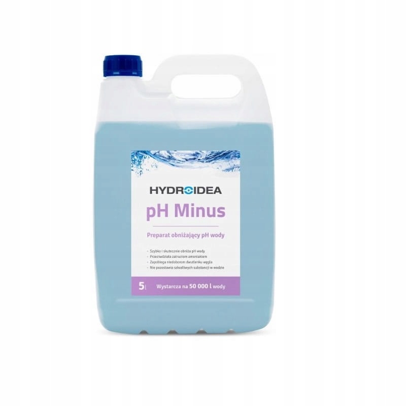 Hydroidea pH Minus 5L účinný přípravek snižuje pH vody očko