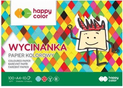 

Blok Wycinanka A4/10K 100g Happy Color