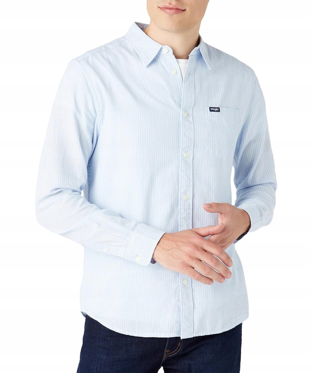 

Koszula Wrangler Ls 1PKT Shirt W5A18B114 Navy L