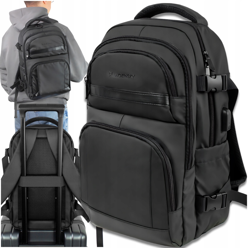 Plecak Do Samolotu Bagaż Podręczny Kabinowy Usb Ryanair Wizzair 40x20x25