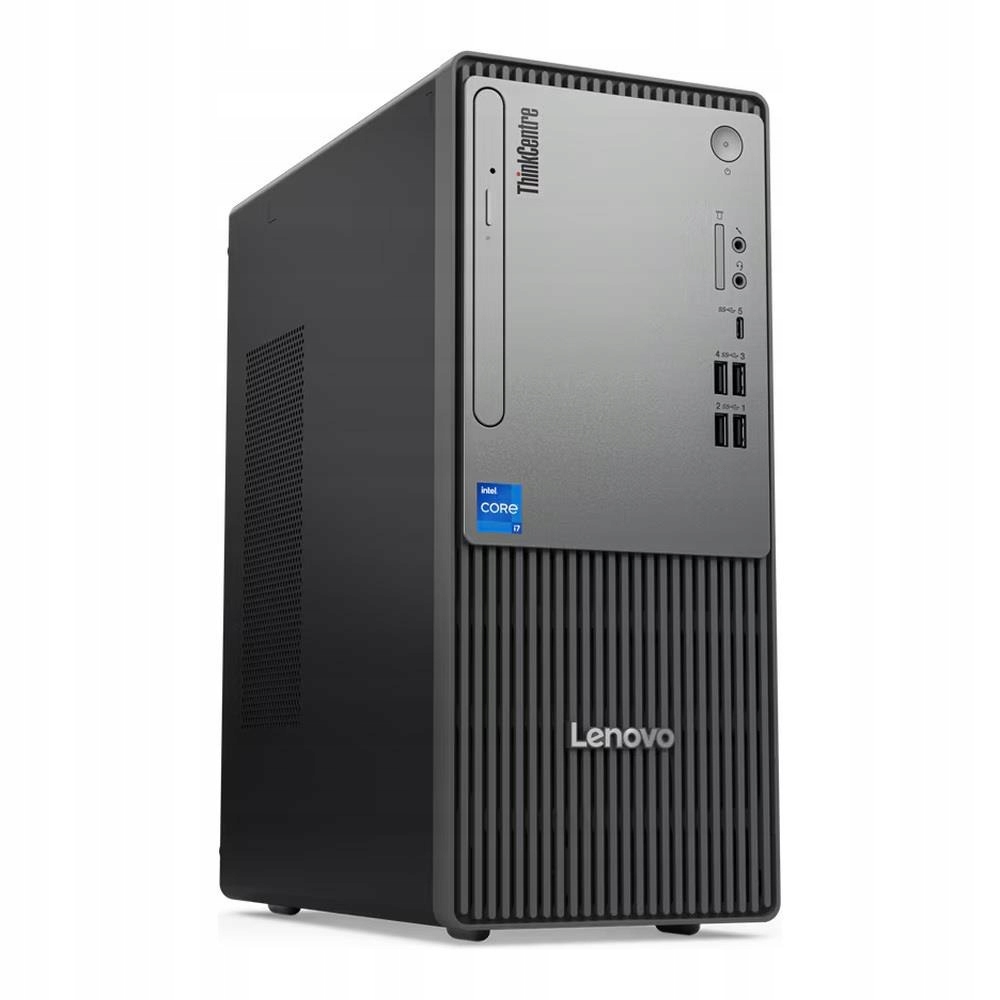 Pc Lenovo ThinkCentre Neo 50t G5 Tw i3-14100 8GB 256GB UHD730 DVD Bt Black