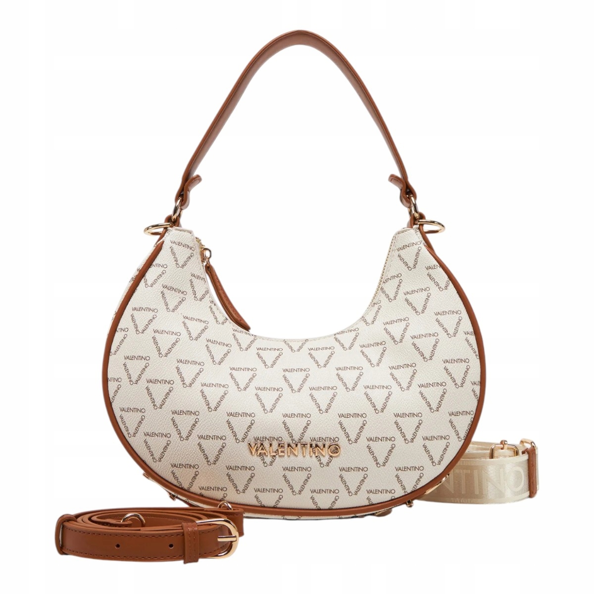 Valentino Dámská Kabelka Shelby Hobo Bag Ecru