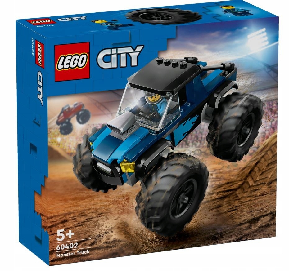 Lego Stavebnice City 60402 Modrý monster truck