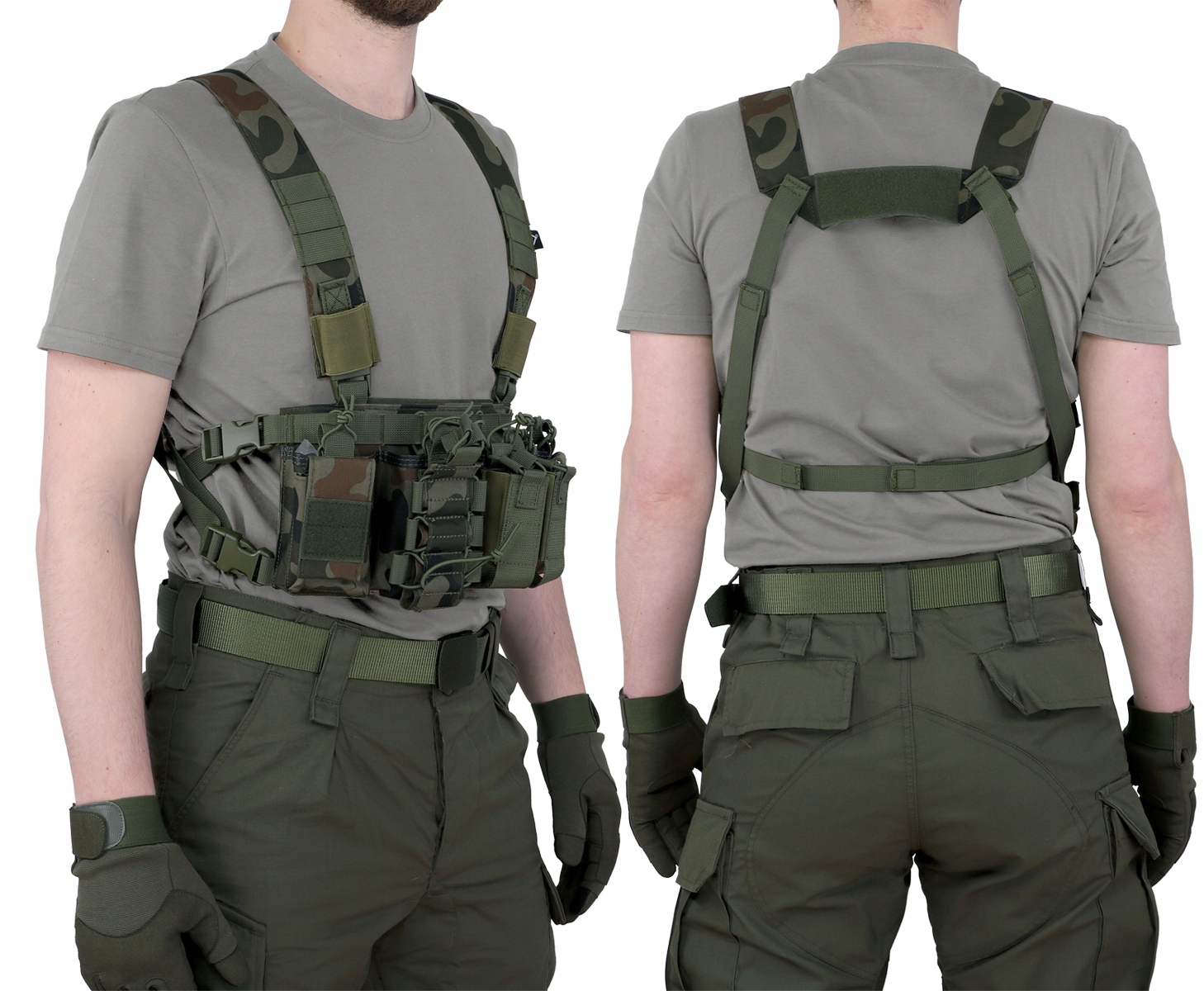 Kamizelka Taktyczna Wojskowa Dominator Chest Rig Z Ładownicami Moro wz.93