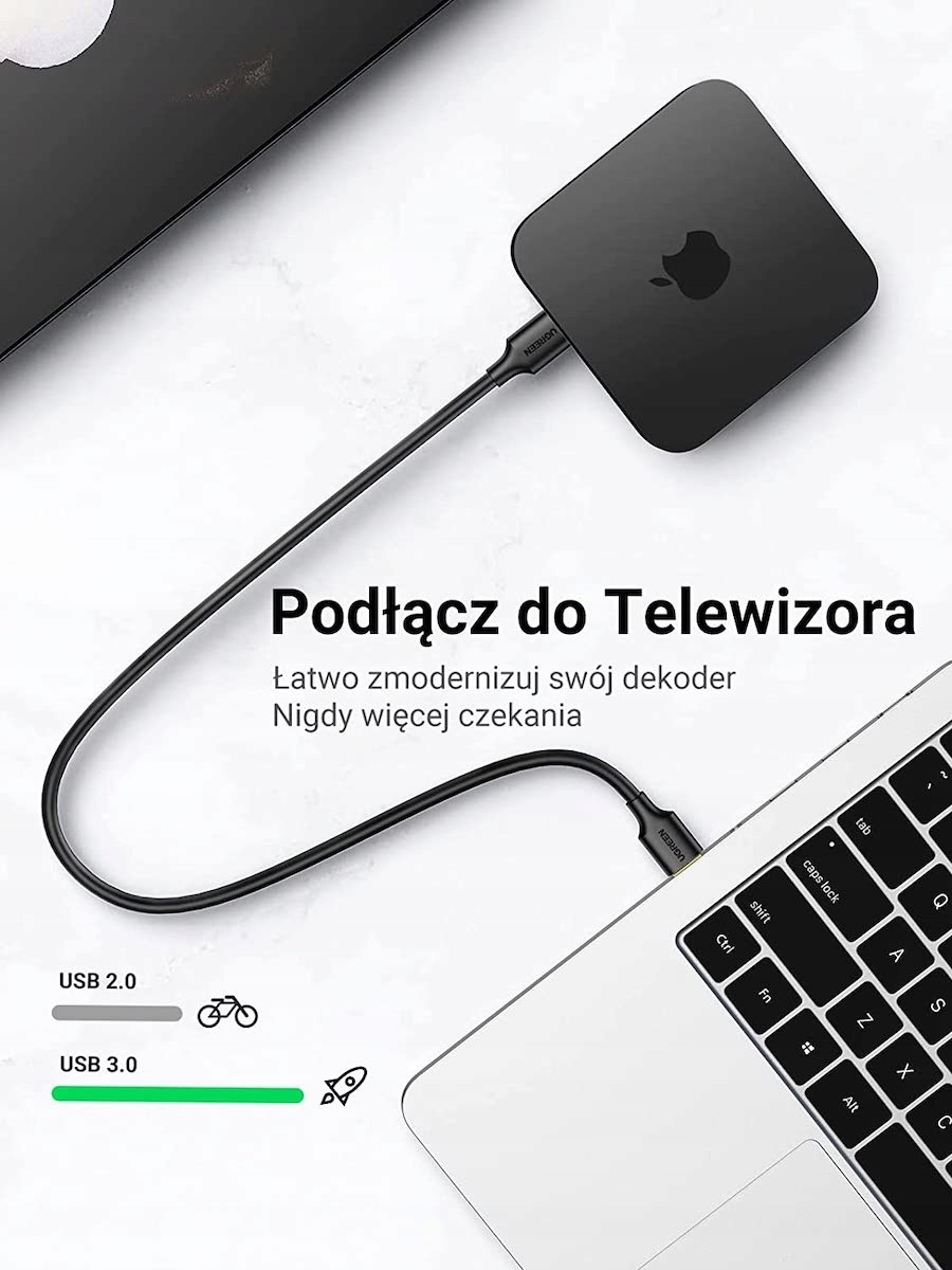 Kabel USB 3.0 A-A M-M AM-AM Super Speed 1m Kod producenta 10370