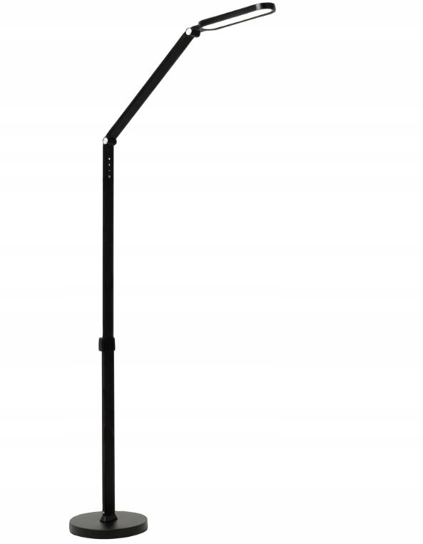 Lampa podłogowo-biurkowa 13W Led TRI-color 3000K 4000K 6000K Ferrara czarna