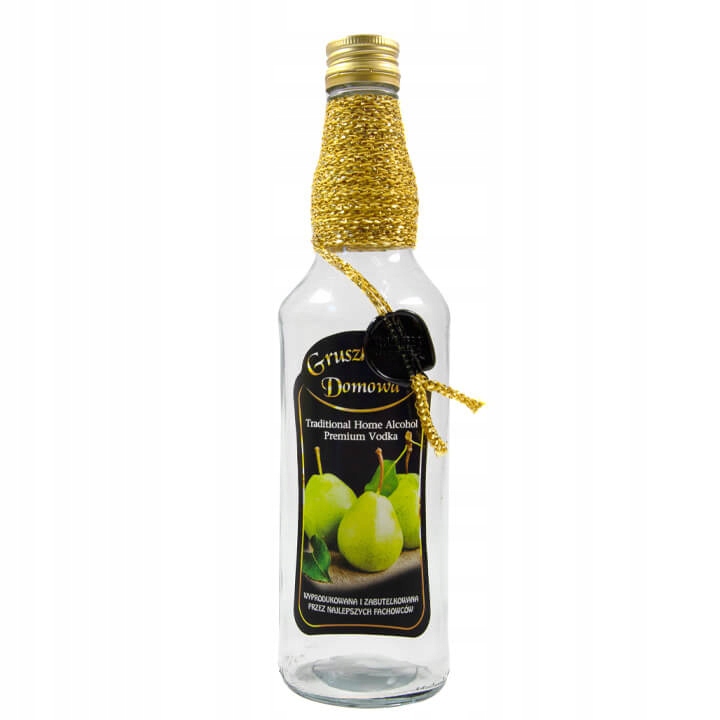 

Butelka zdobiona monopol 500ml Domowa Gruszkówka