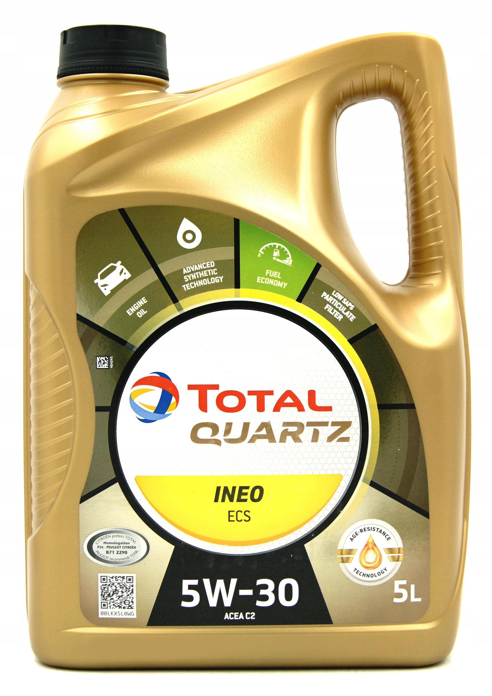 Total Quartz Ineo Ecs 5W30 C2 A5/B5 Dpf 5W-30 5L Za 138,27 Zł Z Internet - Allegro.pl - (7596371550)