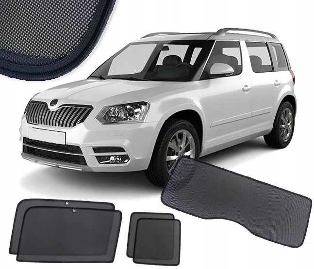 ZASLONKI DEDYKOWANE DO SKODA YETI 2009 2017