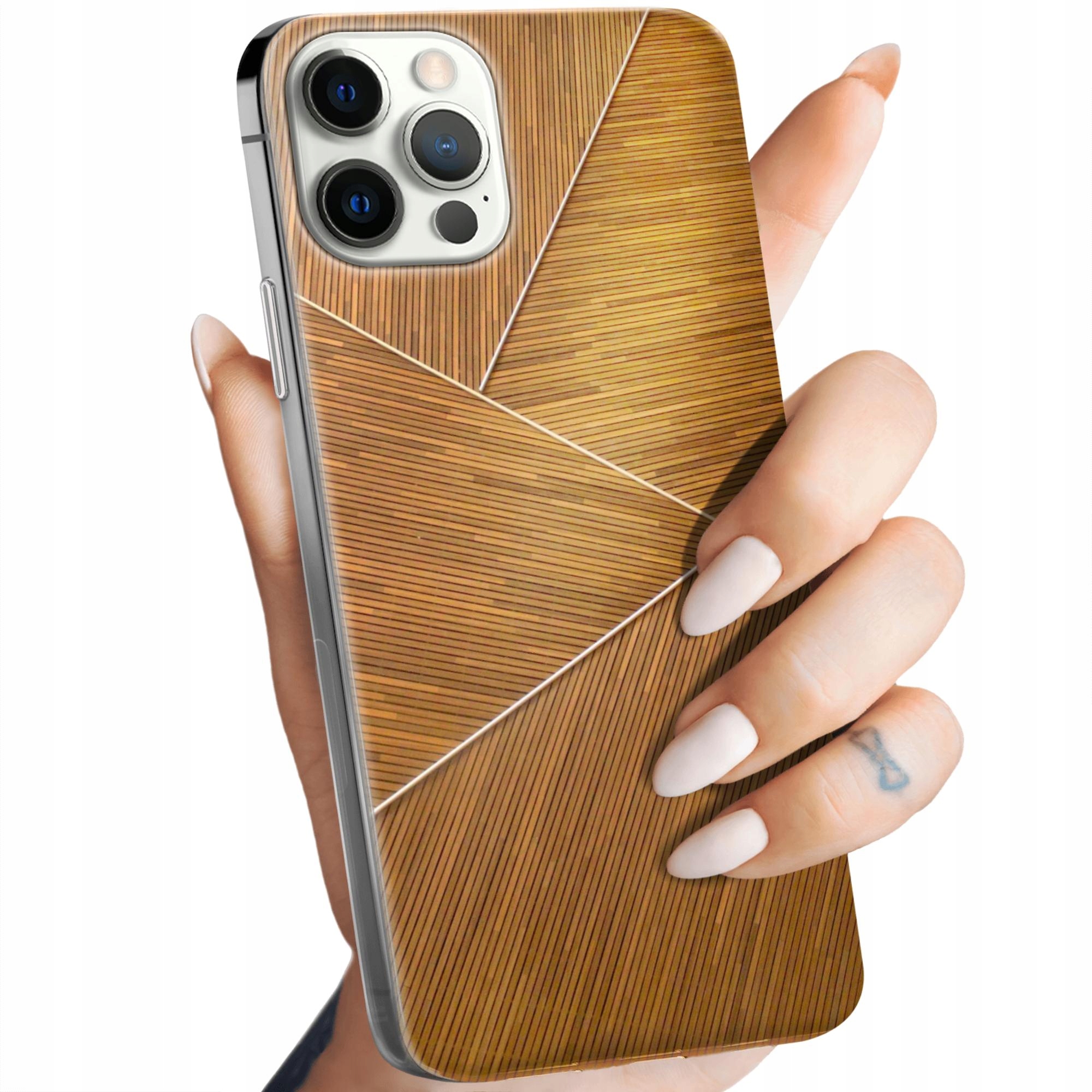 

Etui do Iphone 12 12 Pro Brązowe Drewniane