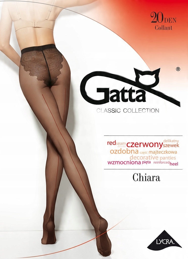 

Rajstopy Gatta Chiara 01 20 den 2/S Red