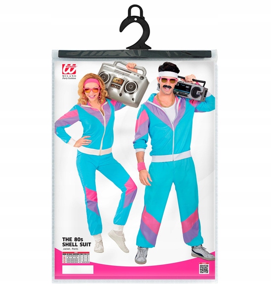 STRÓJ SPORTOWCA DRESA DRES Z LAT 80 DRESIARZ LATA 80 DISCO KARNAWAŁ BAL XXL Rozmiar XXL