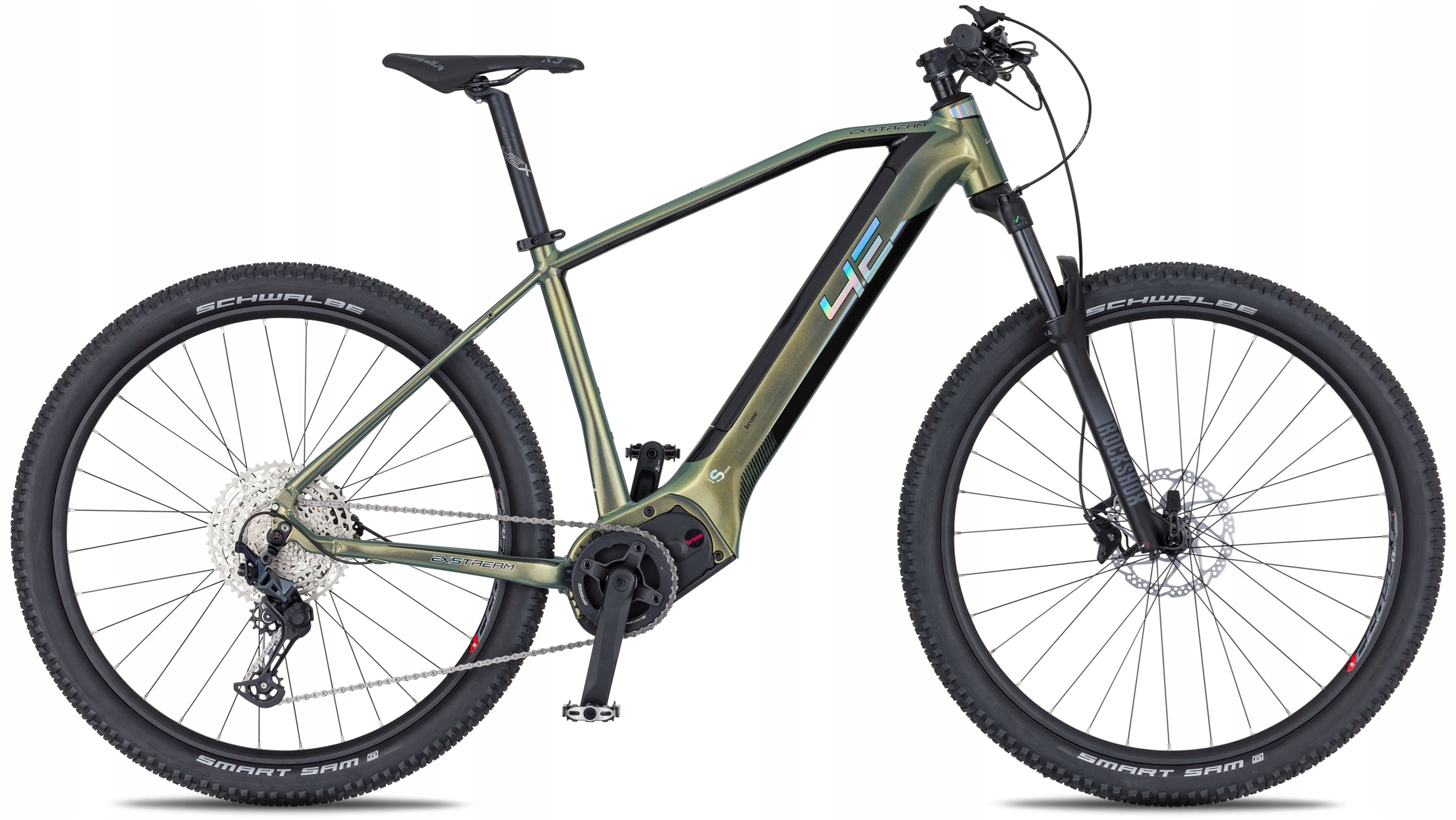 Rower Elektryczny Górski Męski 4EVER 4E Mtb Exstream Pro Snake Green 29" E4