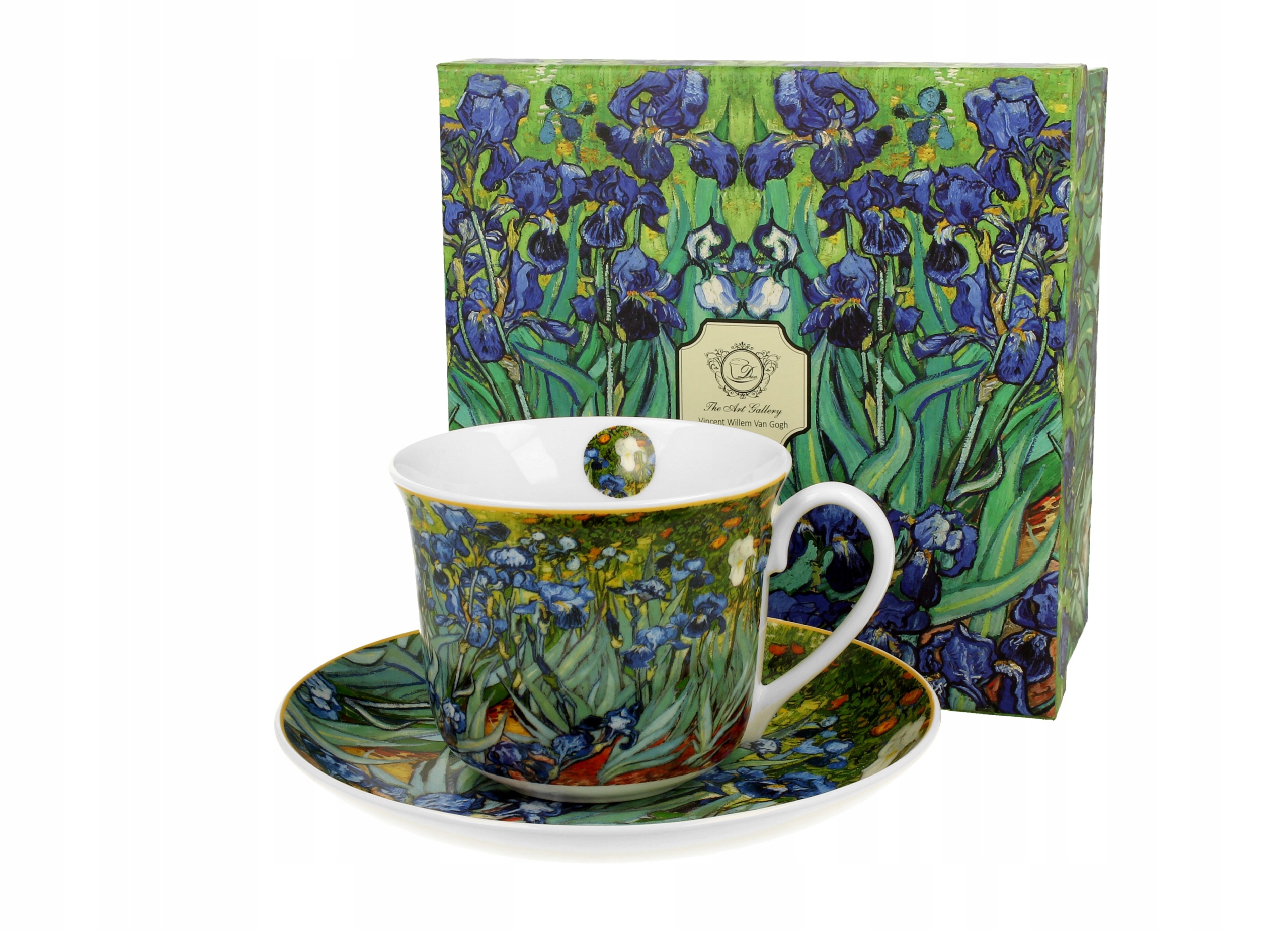 

Filiżanka jumbo ze spodkiem 400 ml van Gogh Irysy