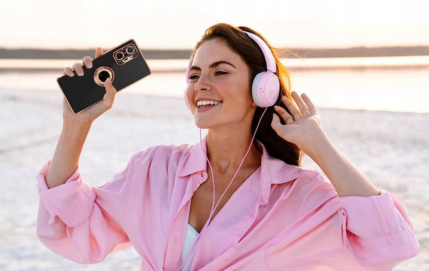 ETUI GLAMOUR RING CASE DO XIAOMI REDMI NOTE 10 PRO Dedykowana marka Xiaomi