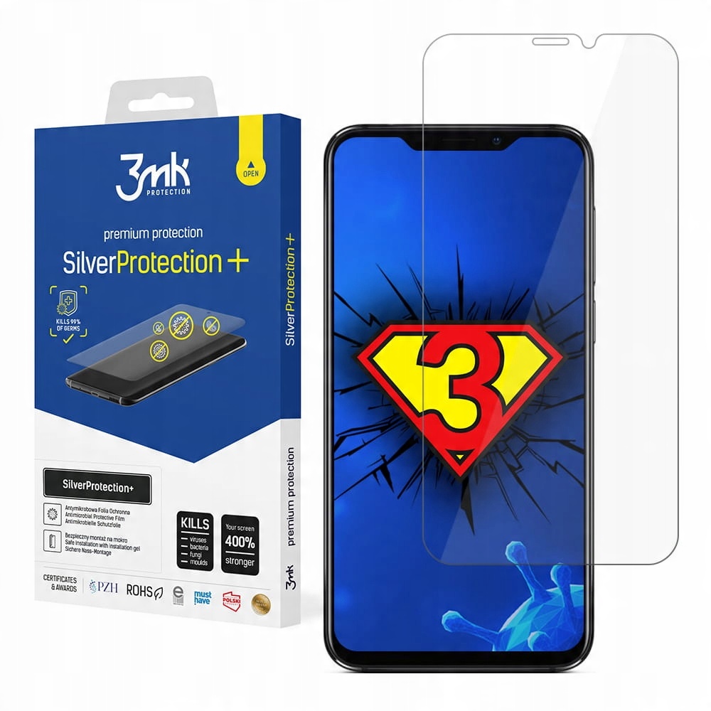 

Folia ochronna do Meizu X8 3mk Silver+