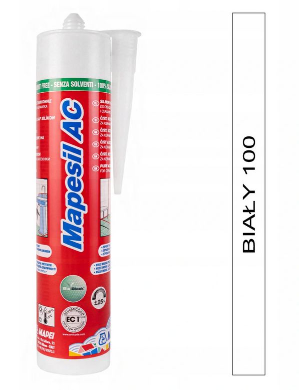

Silikon Mapei Mapesil Ac biały 100