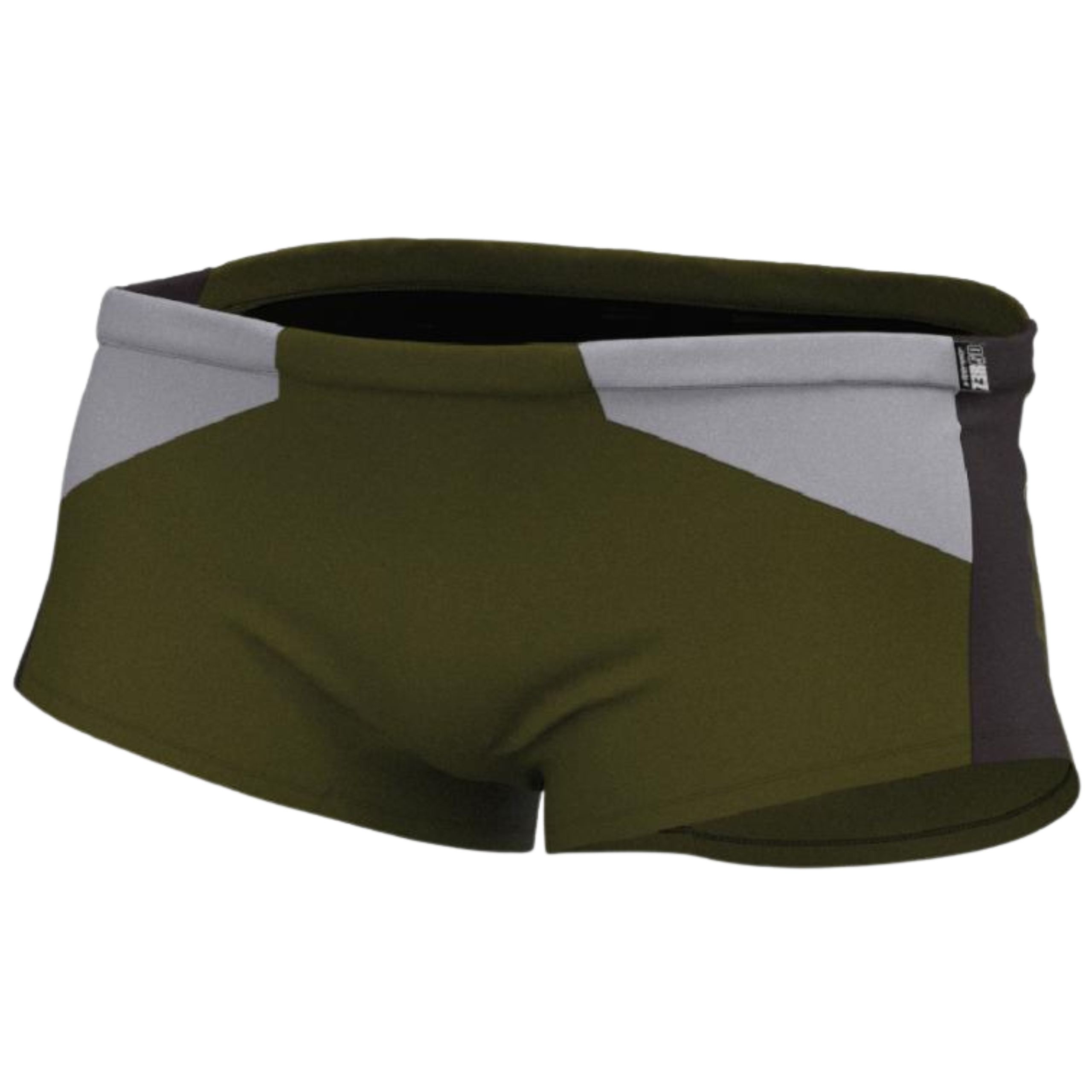 Kąpielówki Spodenki Męskie na Basen Zerod Trunks Khaki/Dark Grey XL