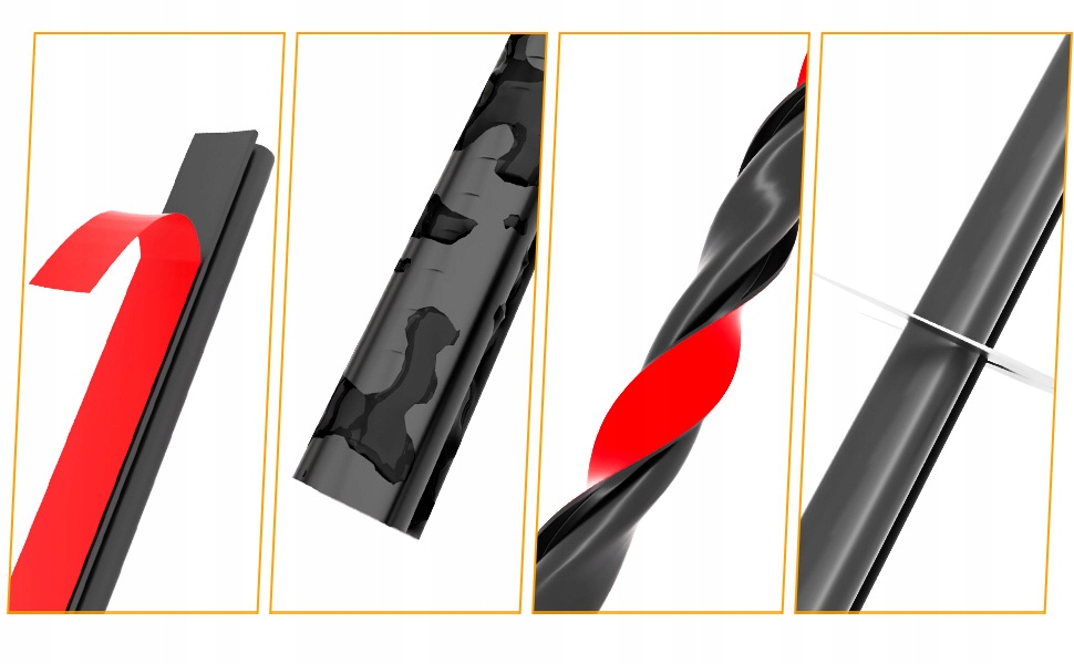 WYCISZAJĄCA USZCZELKA ANTYPRZECIĄG 10m DO DRZWI WEJŚCIOWYCH SAMOPRZYLEPNA Grubość 6 mm