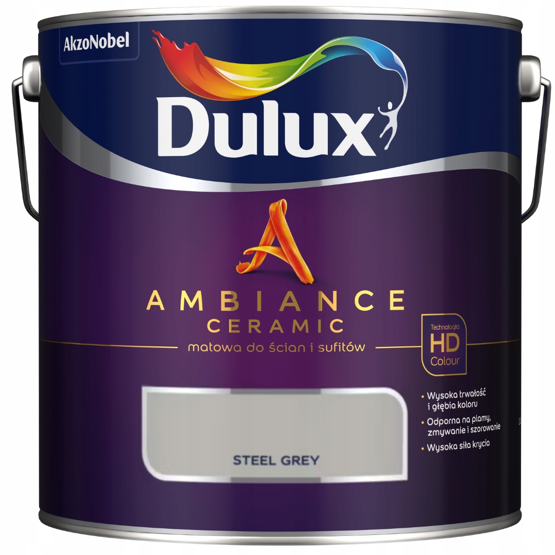 Dulux Ambiance Ceramic Barva 2,5 L Steel Grey