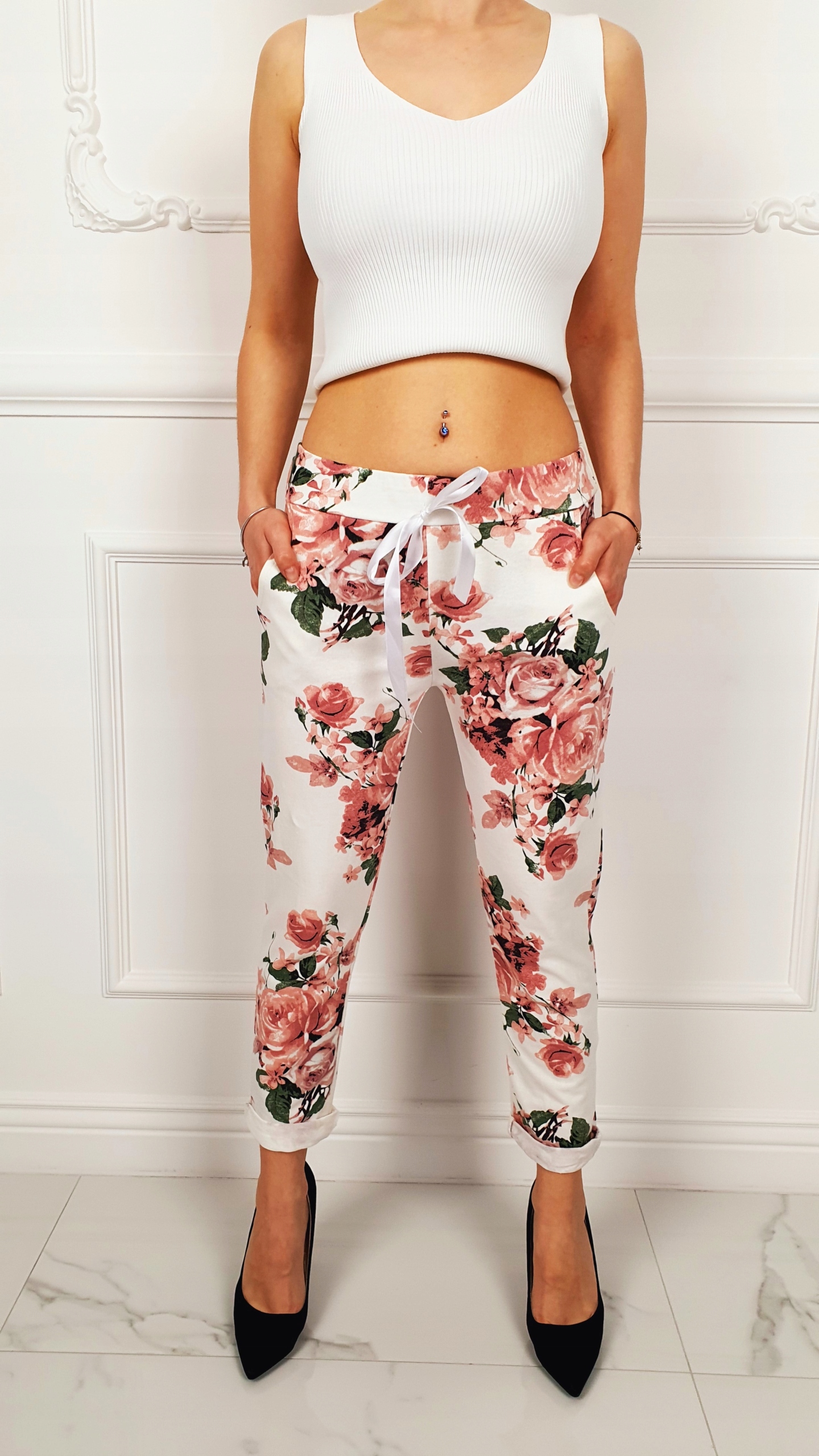 # SPODNIE Damskie DRESOWE Wygodne Bawełniane WZORY Marka inna