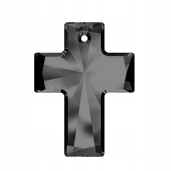 6864 MM 40 Swarovski Cross Silver Night Sini
