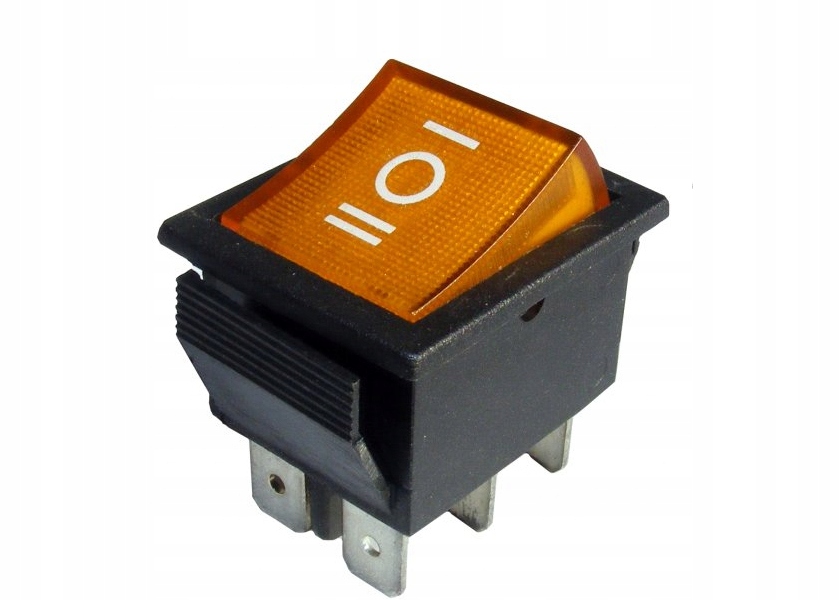 

Przełącznik koł. On/off/on IRS-203 230V szer. żół