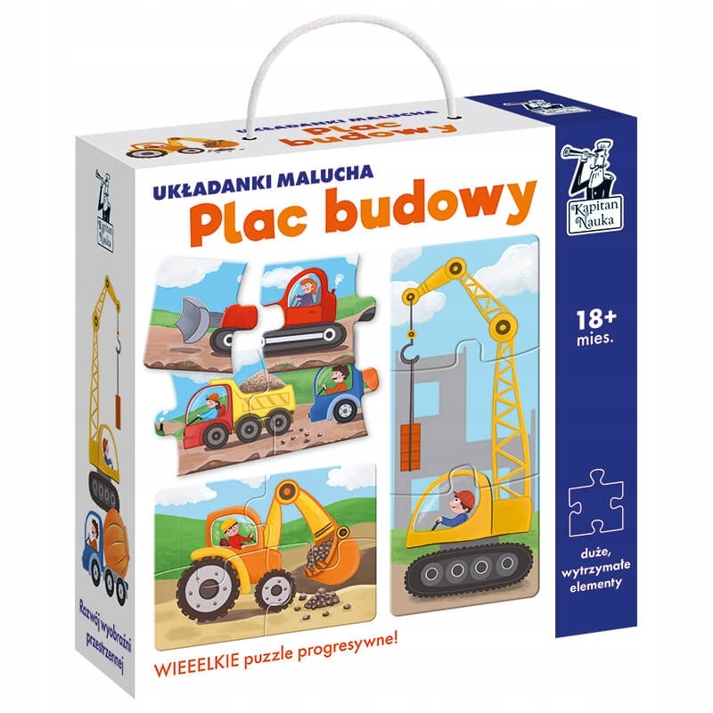 

Kapitan Nauka. Plac budowy. Układanki malucha.