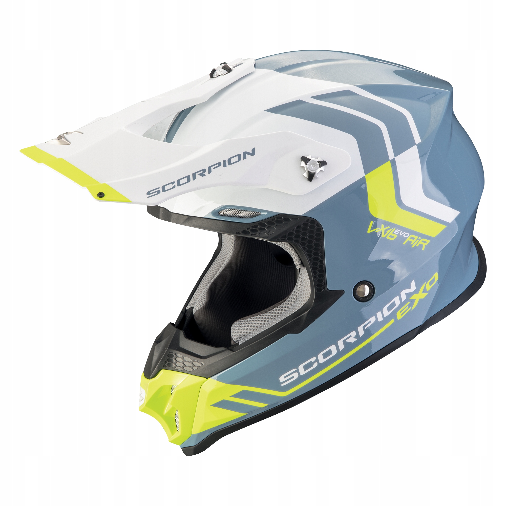 Helma Cross Scorpion Exo VX-16 Evo Air Fusion Modrá/Žlutá fluo L