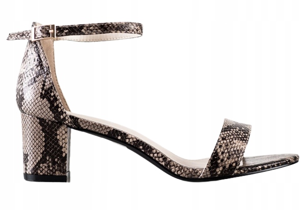 

Sandały Na Obcasie Snake Print r.39