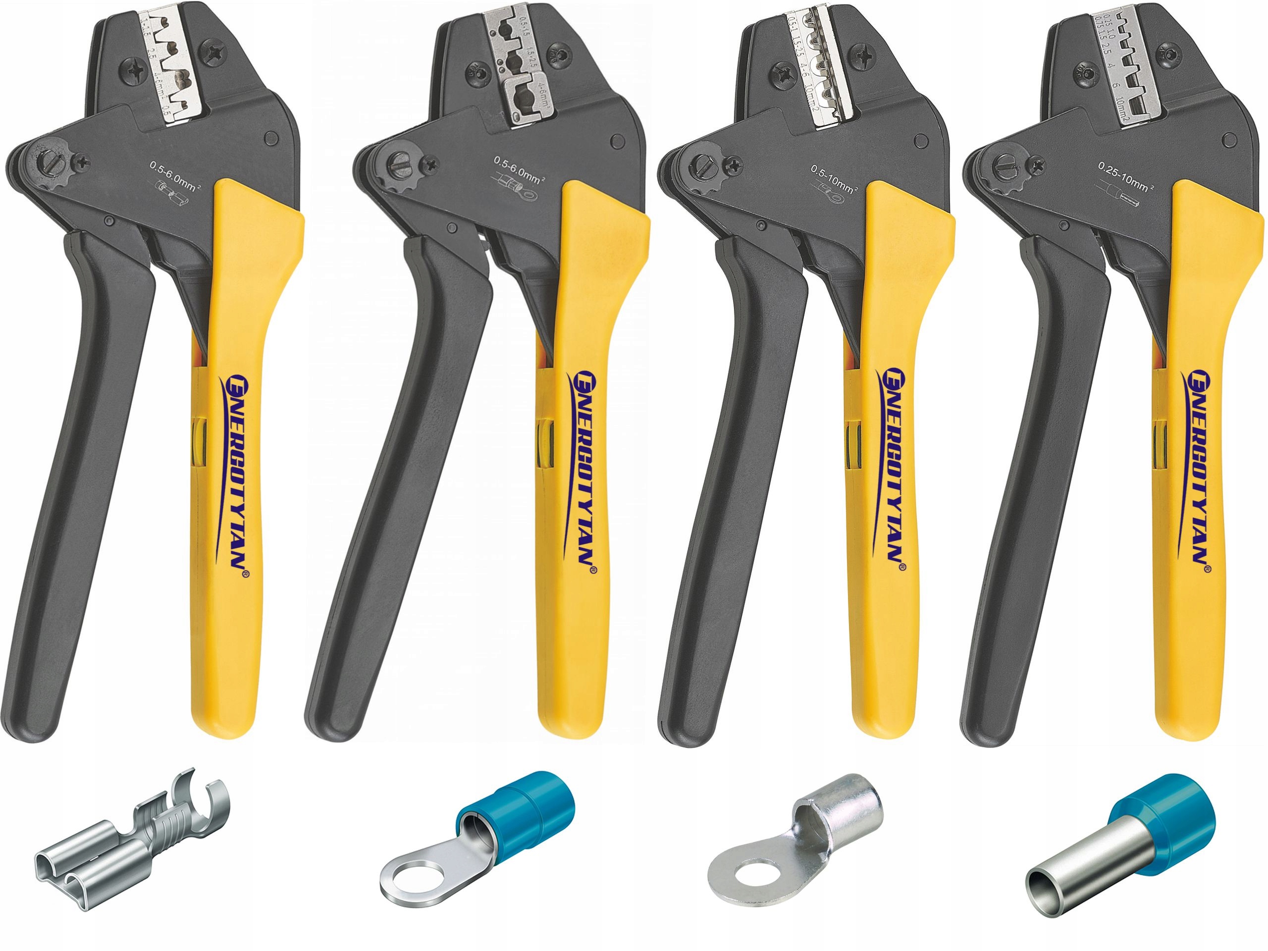 ZACISKARKA DO TULEJEK PRASKA DO KABLI 10-35 mm2 PL Kolor niebieski