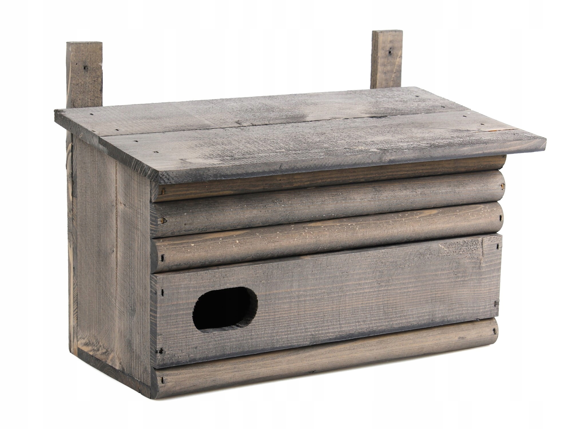 Šedá Hnízdící Budka Pro Jiříky 37x20x27 cm