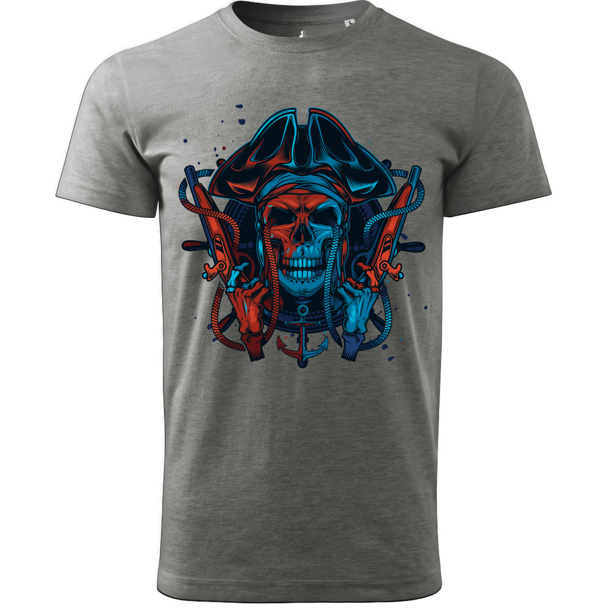 

Koszulka T-Shirt Voyovnik Pirate szara XXL