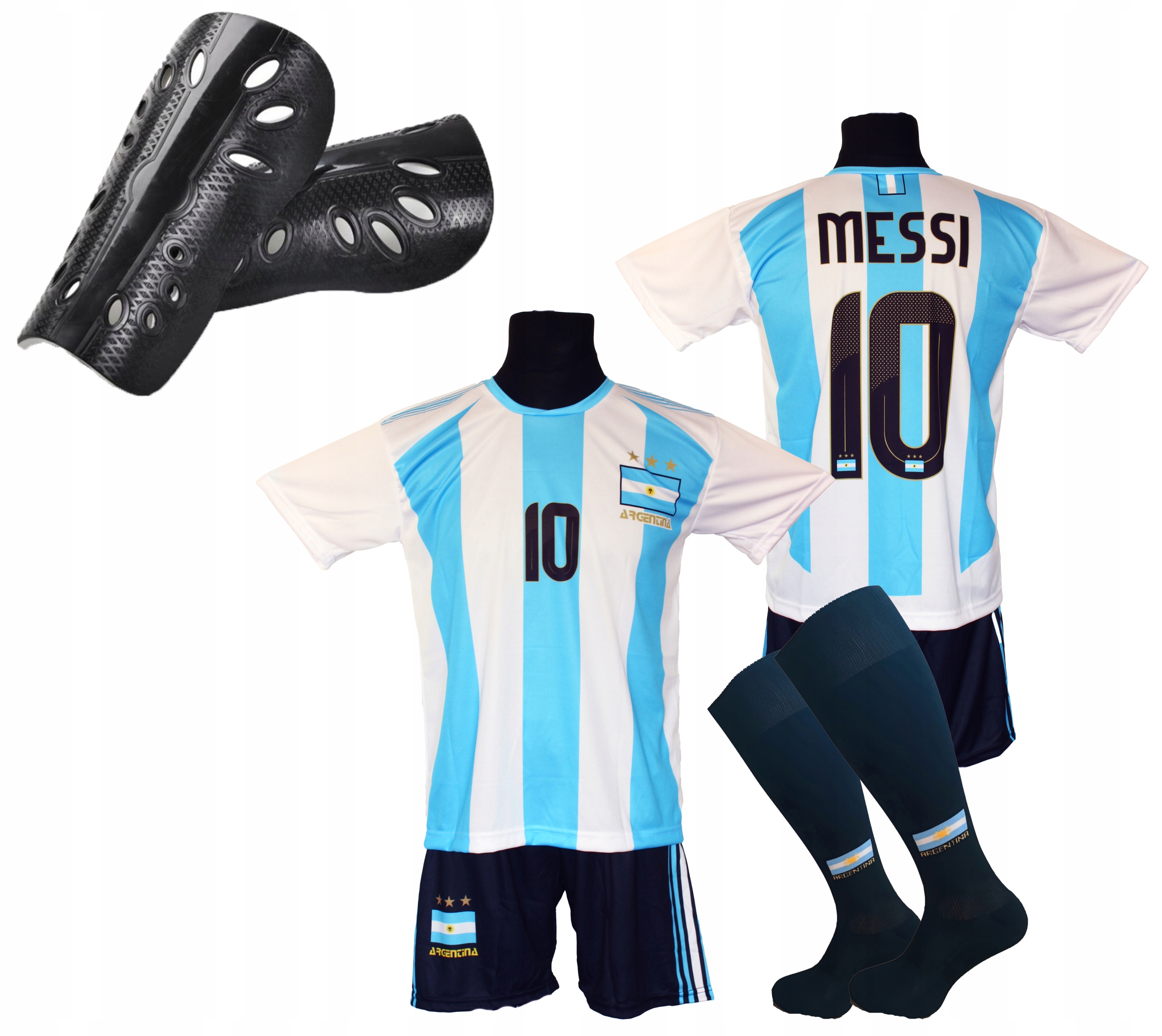 Messi komplet fotbalový dres Argentina vel 146