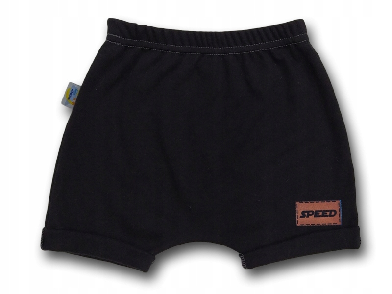 

Krótkie spodenki bawełniane baby black 92
