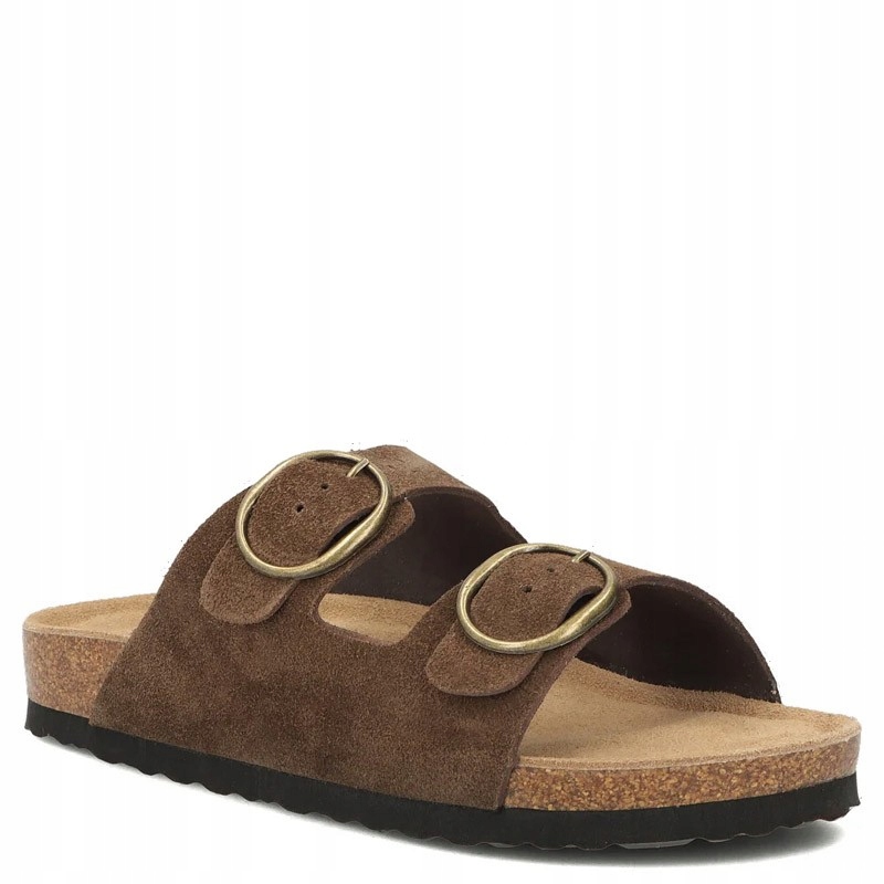 Filippo DK7061/26 D Br Hnědé Nubukové Kožené Pantofle Casual Kmalrou 40