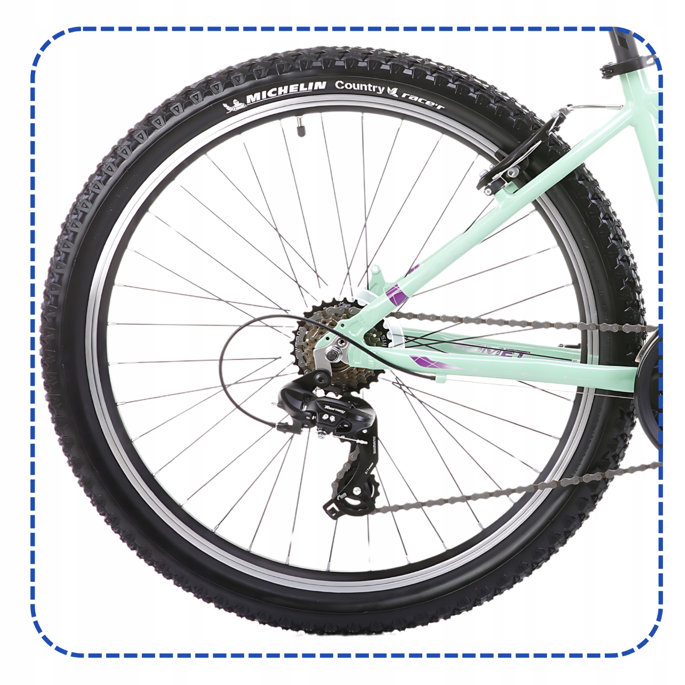 ROWER GÓRSKI MTB ROMET JOLENE 6.1 26 SHIMANO ALU OŚWIETLENIE STOPKA GRATIS Rozmiar ramy 17 cali