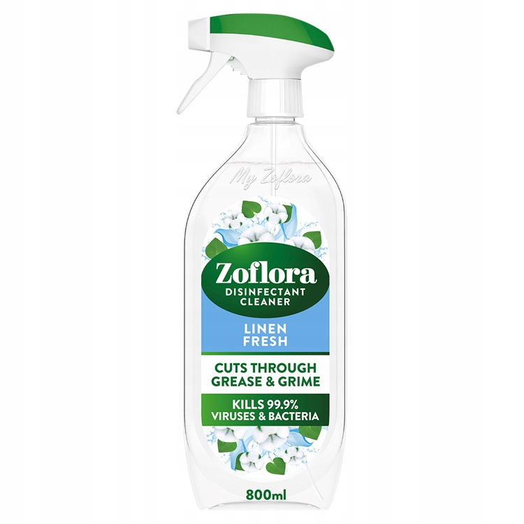 

Zoflora Spray Płyn Dezynfekcja Linen Len 800ml Uk