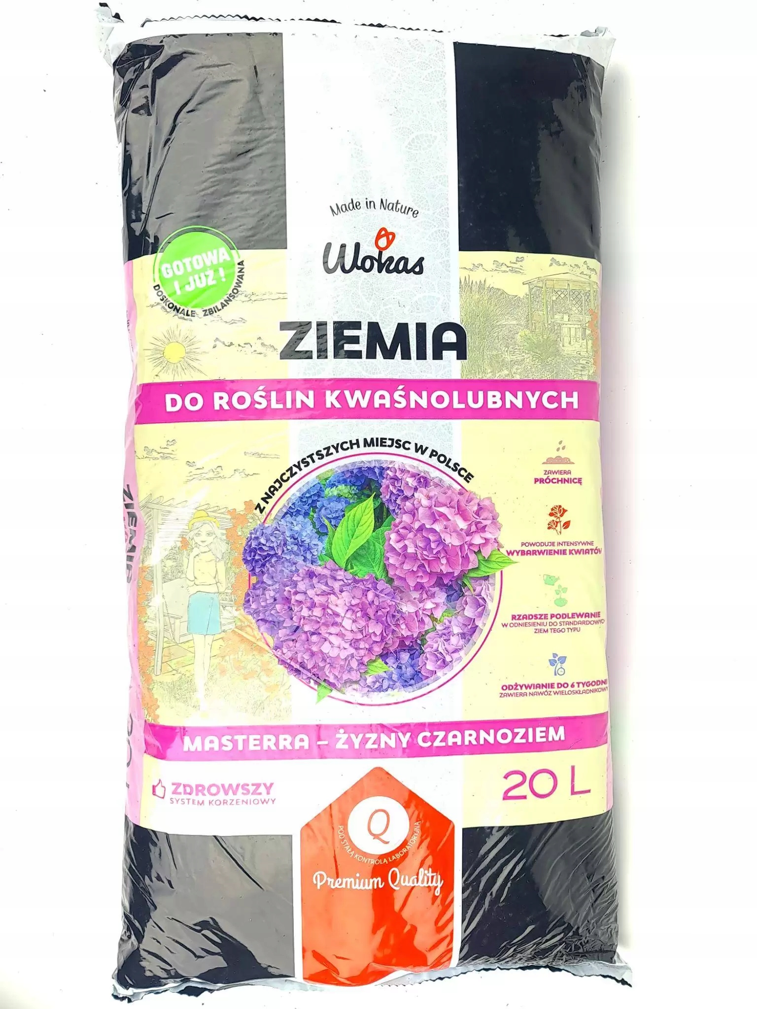 

Ziemia roślin kwasolubnych Wzbogacona Nawozem 20L