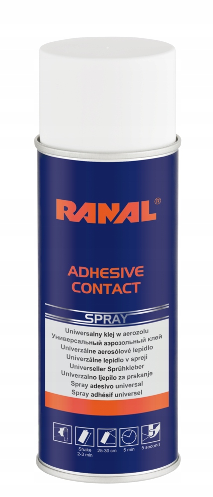 

Ranal Klej W Sprayu Do Podsufitek I Tkanin