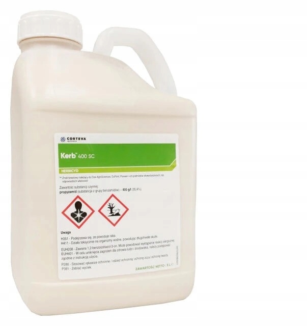 Kerb 400 Sc 5L na chwasty rzepak ozimy sałata cykoria jabłoń