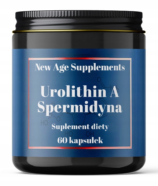 Urolityna A 500mg + 10mg Spermidyna 60 kap ANTI-AGING longevity Biohacking