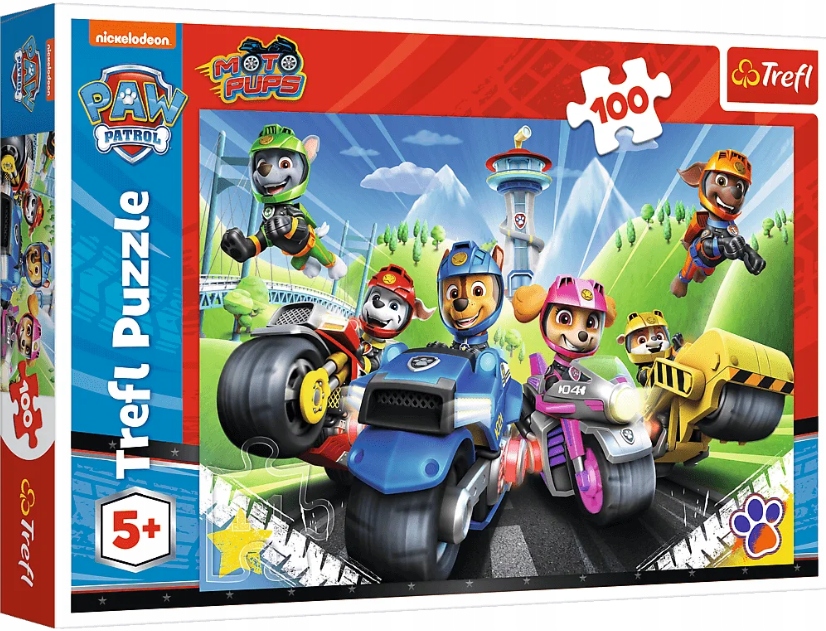 

Puzzle 100 Psi Patrol Ekipa Na Motorach Paw Patrol