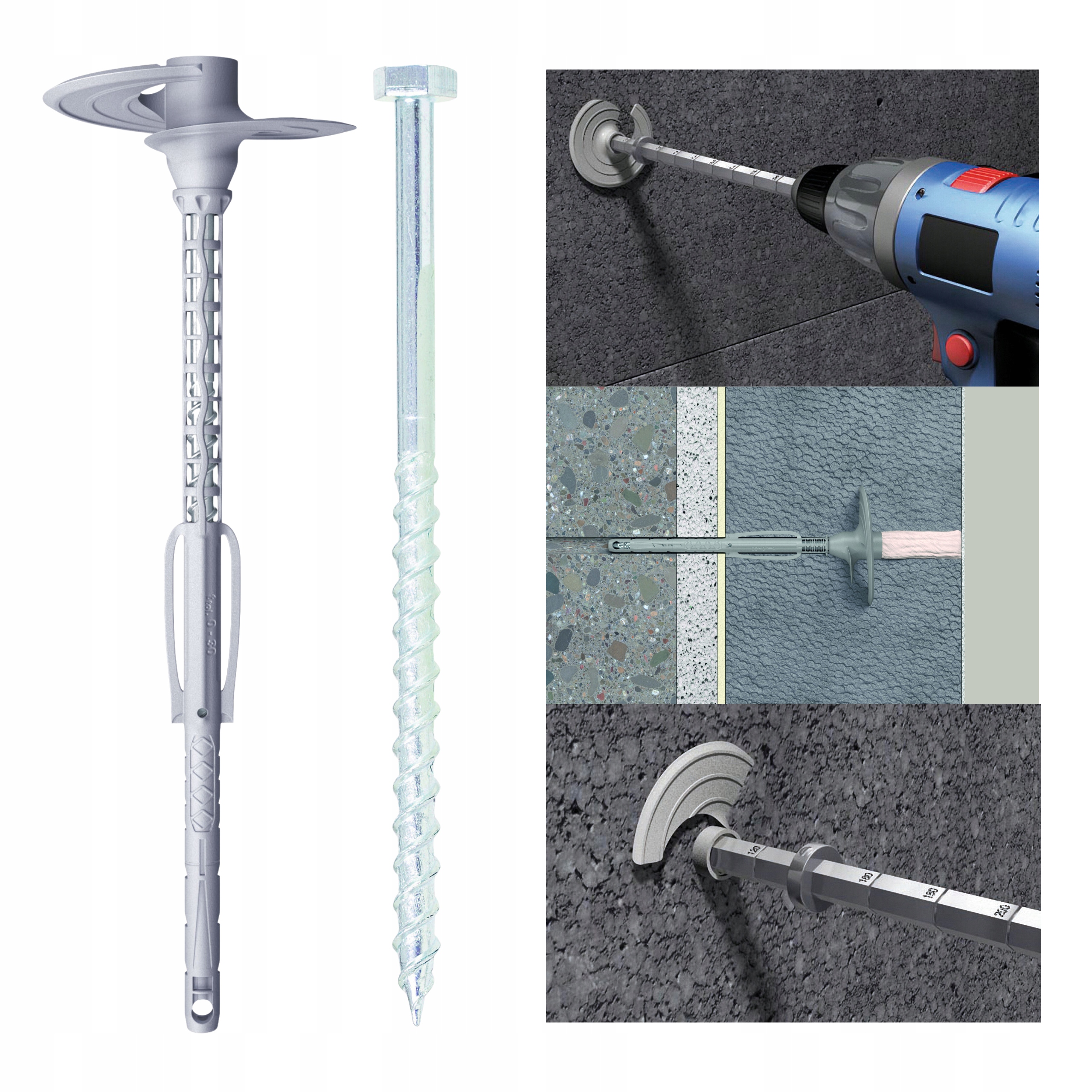 Fischer Kolíky Polystyrén Izolačná Spojka Ecotwist TermoZ Sv II 10-30 100KS