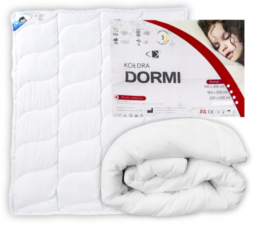 antialergická přikrývka Celoroční Dormi 220x200 Velká Polsko 200X220 Kvalita