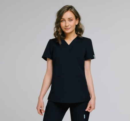Bluza medyczna damska SpaWear Natalie Czarna XXL