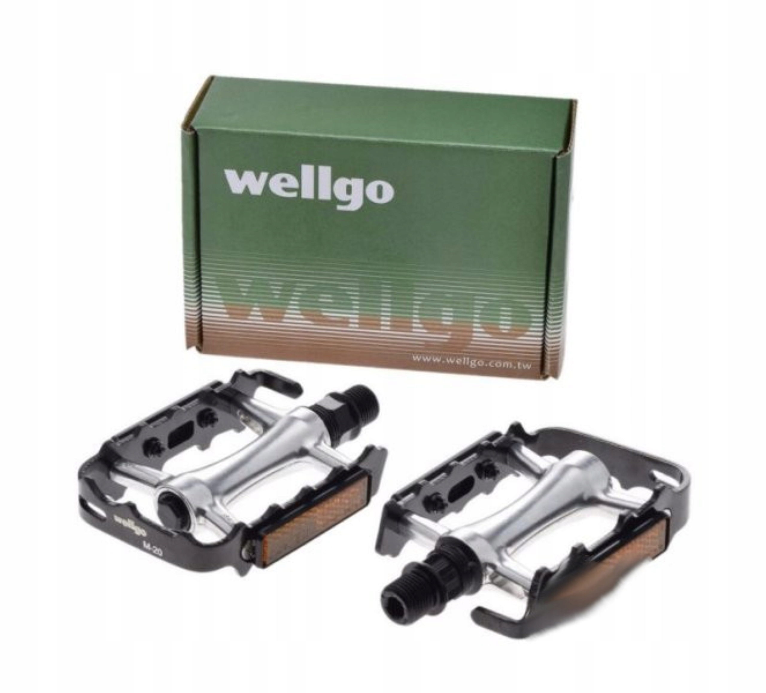 

Pedały Wellgo korpus alu ł. maszynowe 9/16 306g