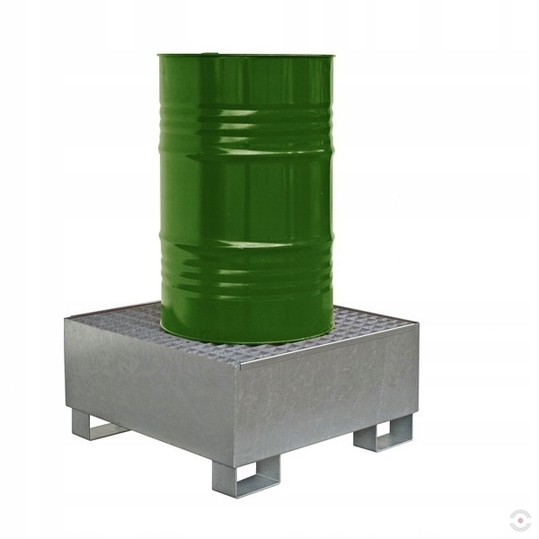 Paleta wanna wychwytowa ociekowa na 1 beczkę stal