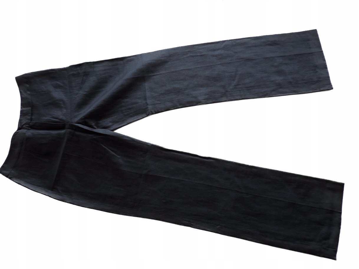 Molton Dámské Lněné Kalhoty Modré 38/S/M Nové, Likvidace Obchodu