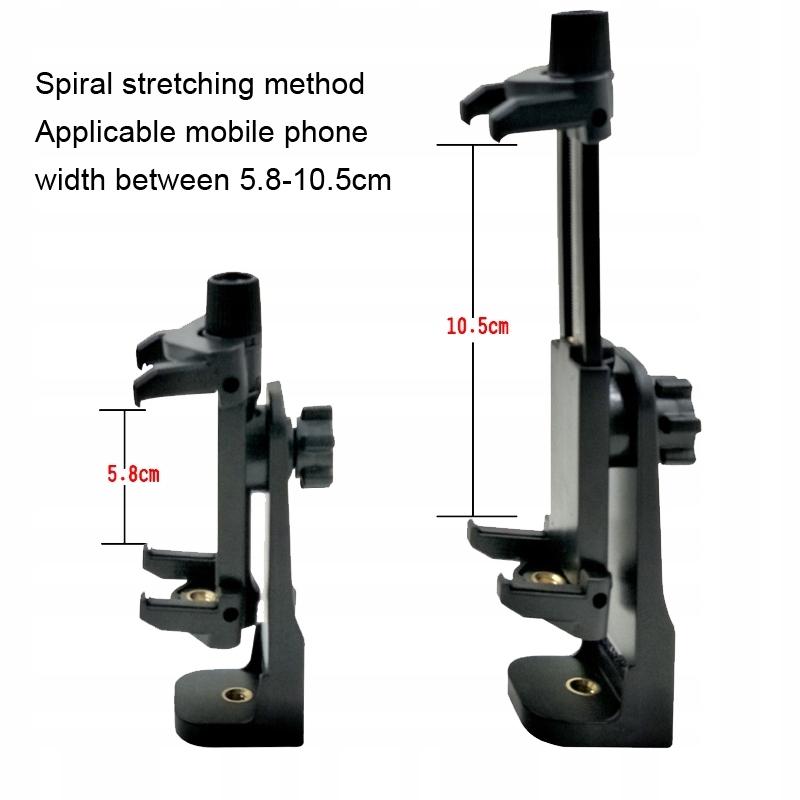 Uchwyt do Telefonu 1/4 cala OBROTOWY na Telefon na Statyw 360 st. skręcany Marka bez marki